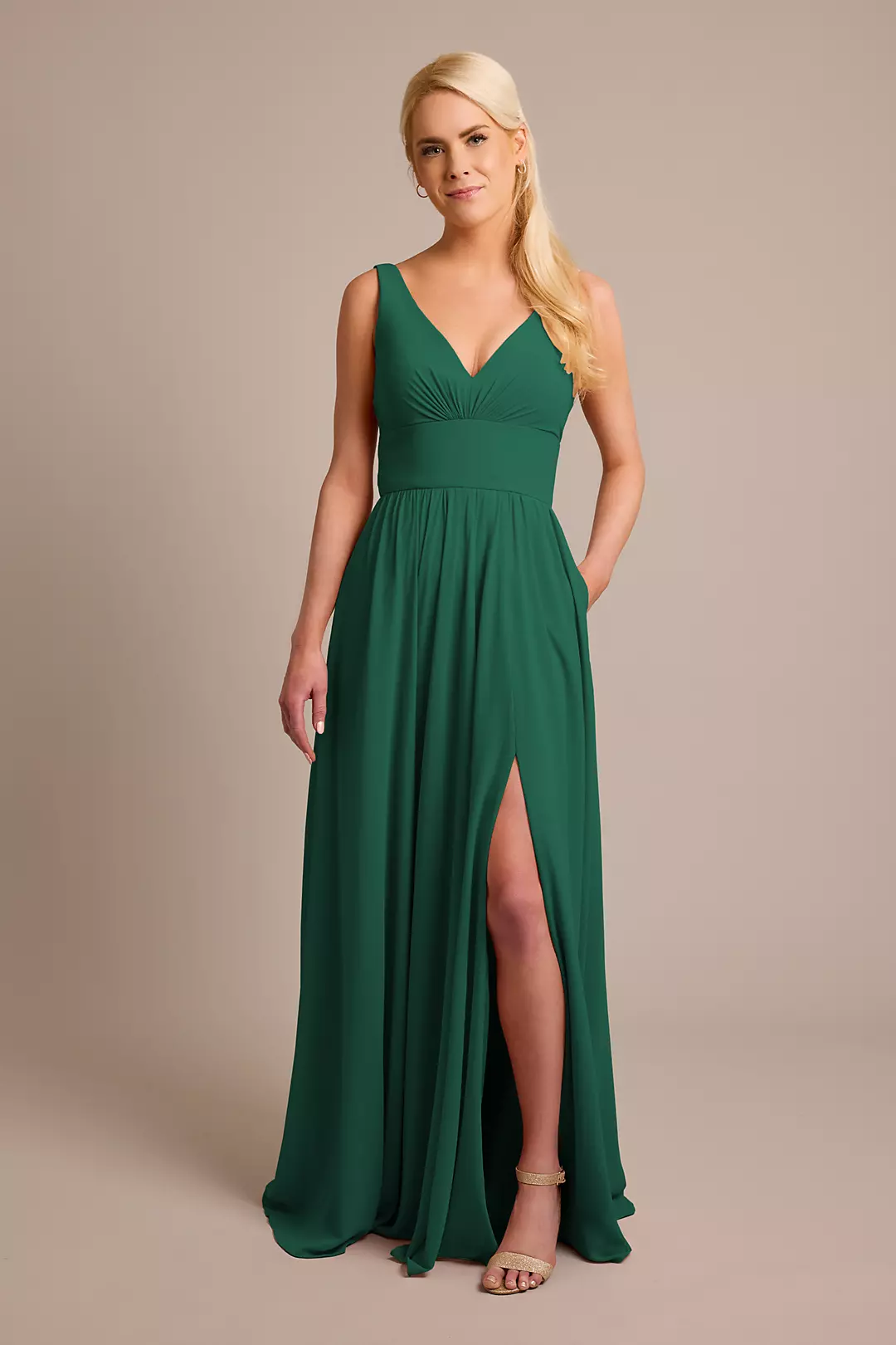 Chiffon Tank A-Line Dresses - XNAUWBI