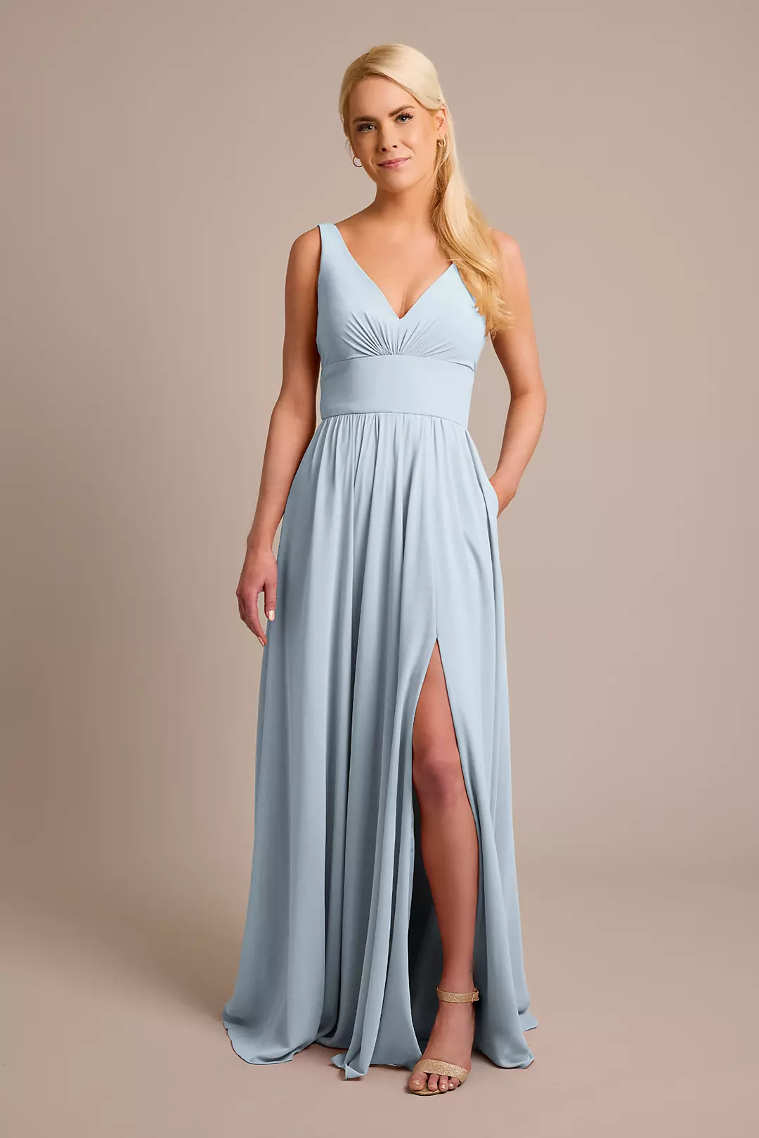 Chiffon Tank A-Line Dresses - XNAUWBI