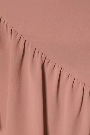 Chiffon Tiered Asymmetrical Sheath Dresses - XNAUWBI