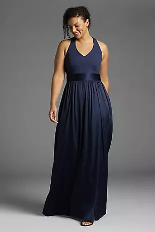 White by Vera Wang Halter Dresses - XNAUWBI