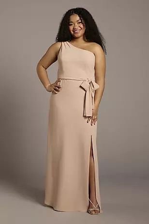 Convertible One-Shoulder Chiffon Dresses - XNAUWBI