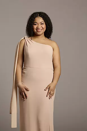 Convertible One-Shoulder Chiffon Dresses - XNAUWBI