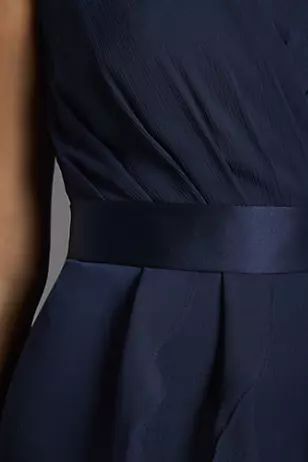 White by Vera Wang Ruffled Surplice Bodice Dresses - XNAUWBI