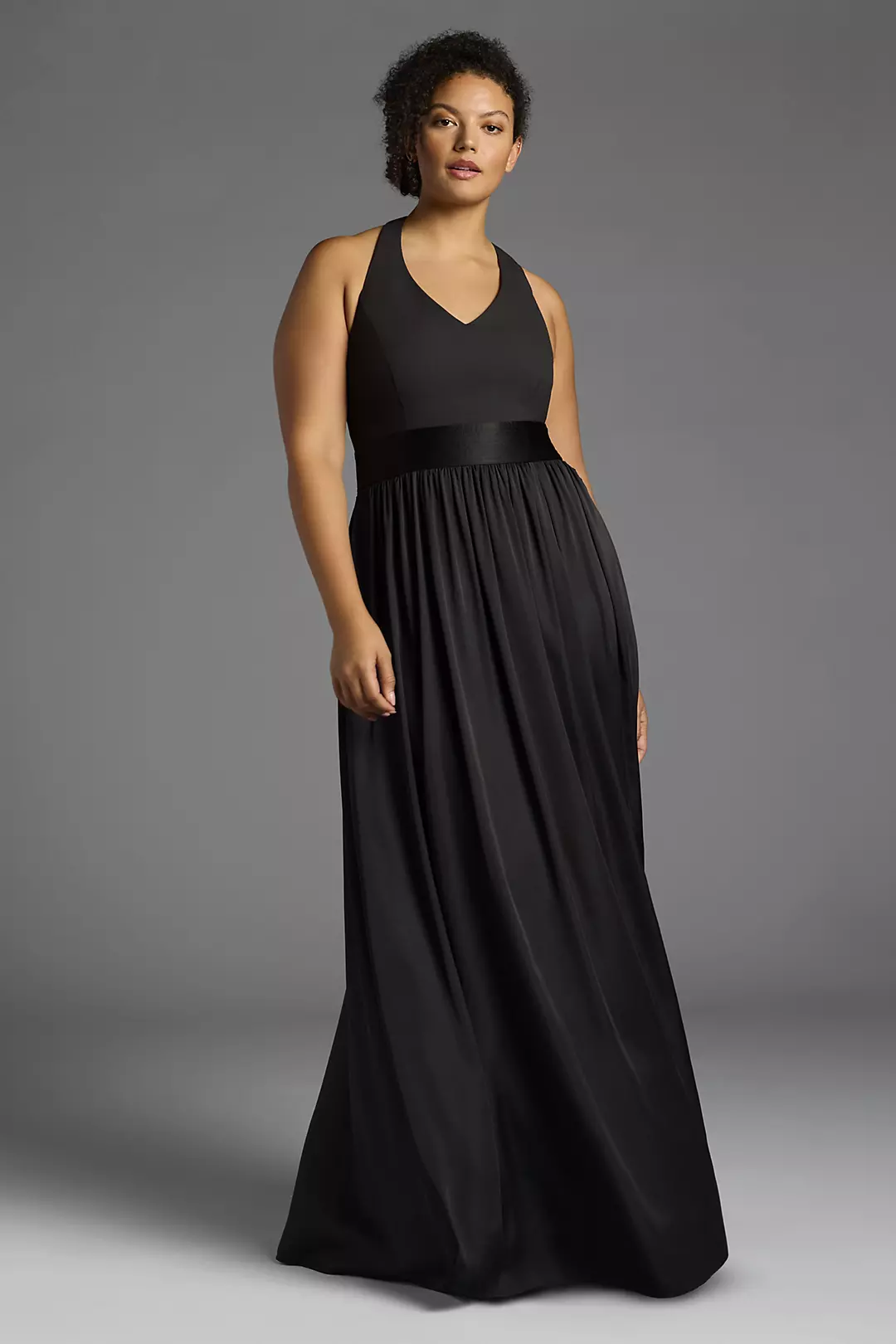 White by Vera Wang Halter Dresses - XNAUWBI