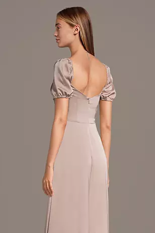 Billow Sleeve Sqre Neck Dress - XNAUWBI