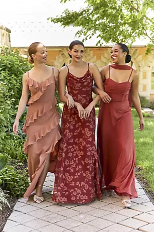 Chiffon Ruffle Sheath Dresses - XNAUWBI