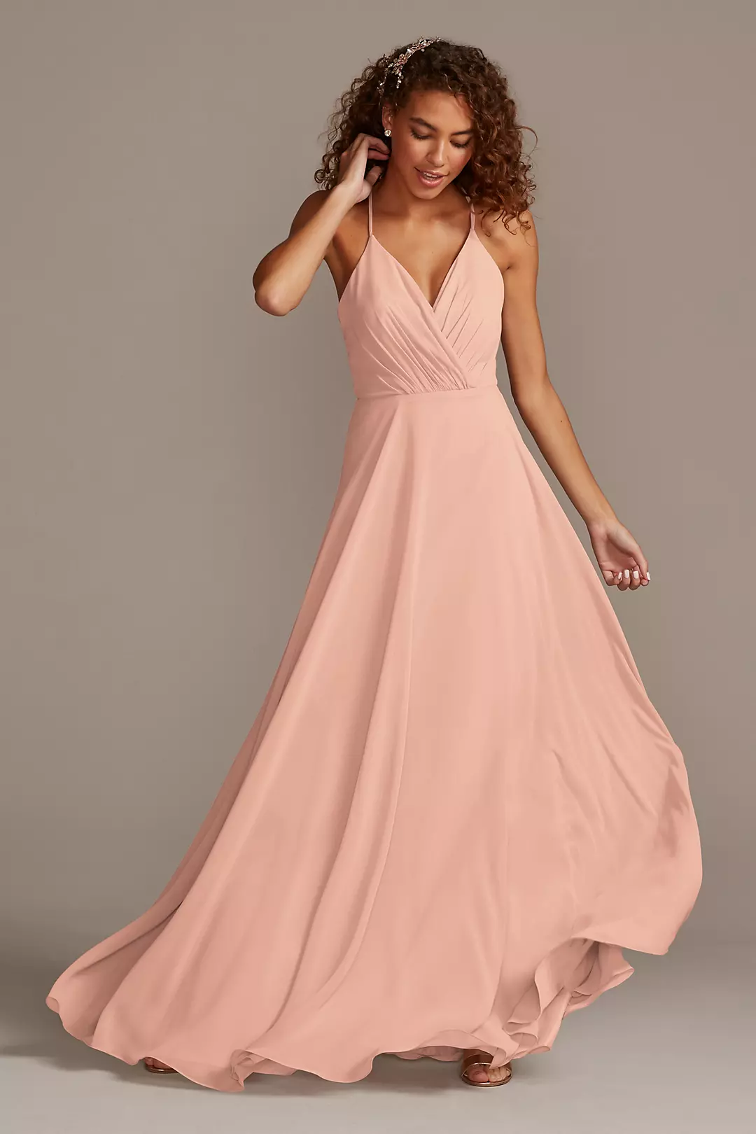 Spaghetti Strap Full Skirt Dresses - XNAUWBI