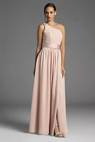 White by Vera Wang One-Shoulder Dresses - XNAUWBI