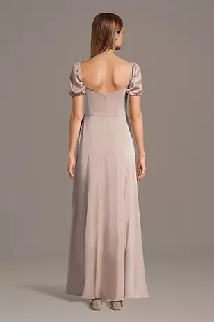 Billow Sleeve Sqre Neck Dress - XNAUWBI