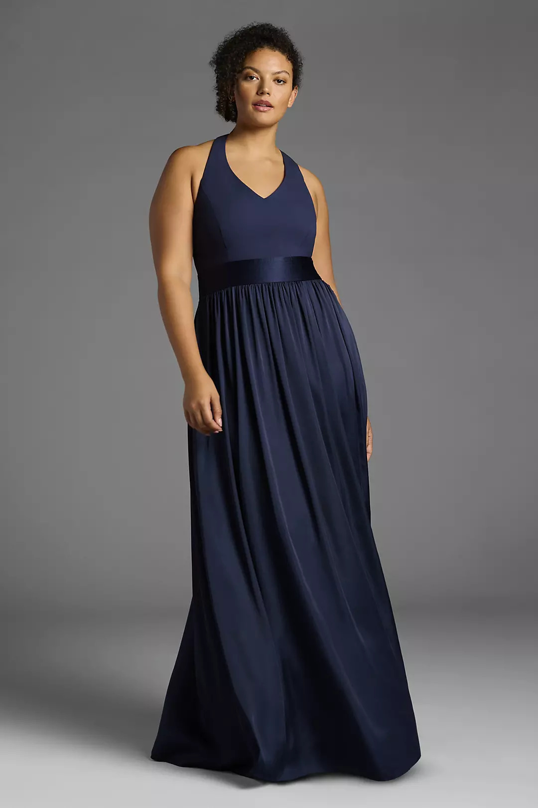 White by Vera Wang Halter Dresses - XNAUWBI