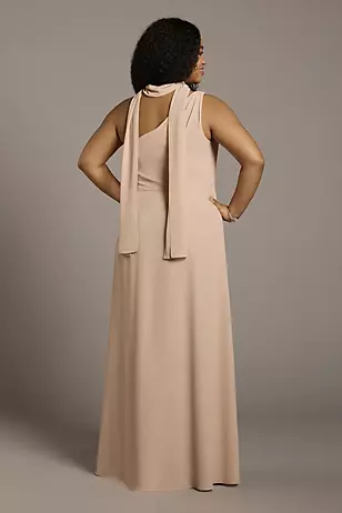 Convertible One-Shoulder Chiffon Dresses - XNAUWBI