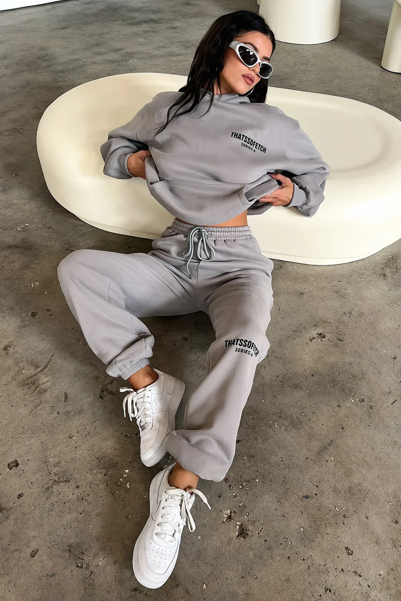 Series 6 Hoodie - Grey - XNAUWBI