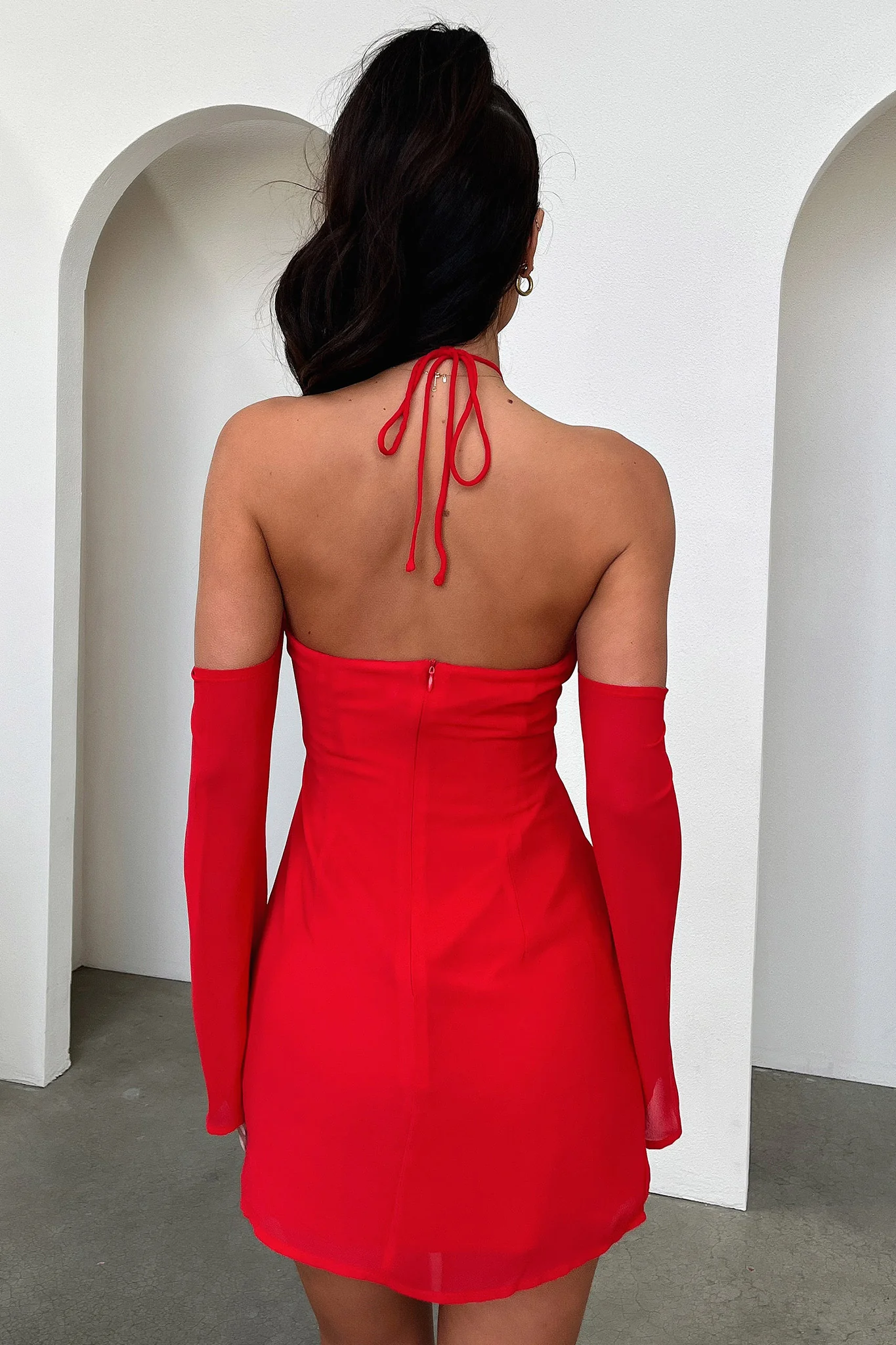 Alyria Dress - Red - XNAUWBI