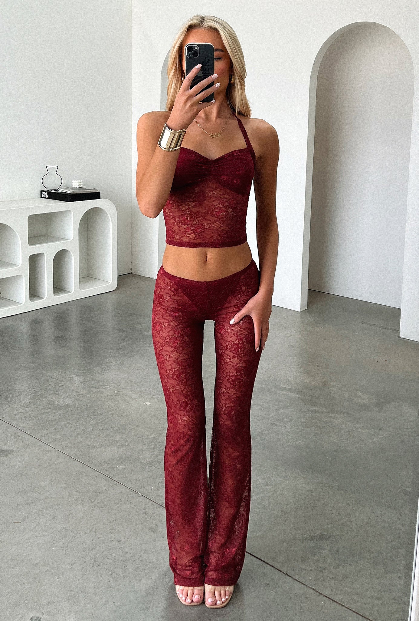 Melina Top - Burgundy - XNAUWBI