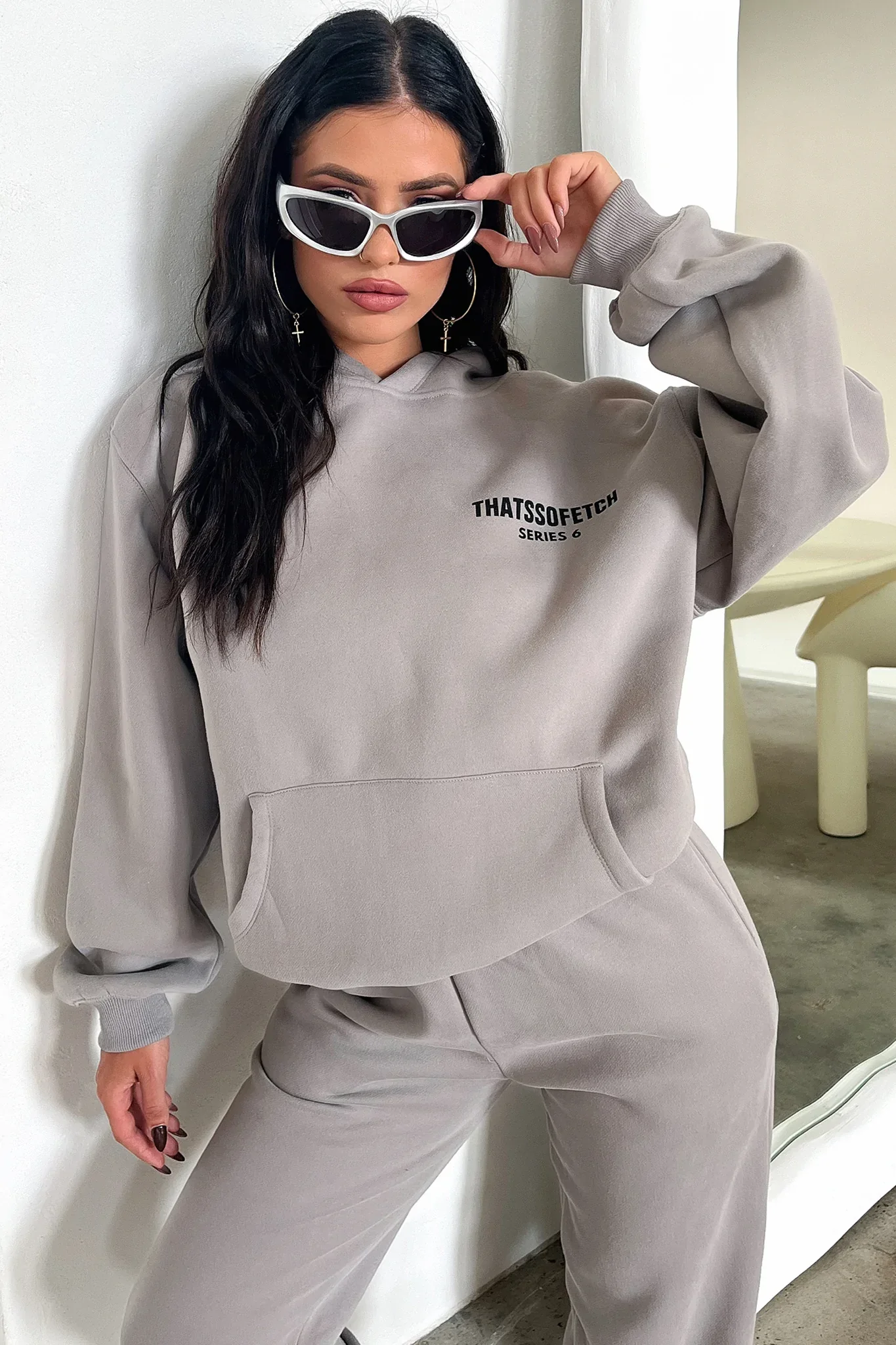 Series 6 Hoodie - Grey - XNAUWBI