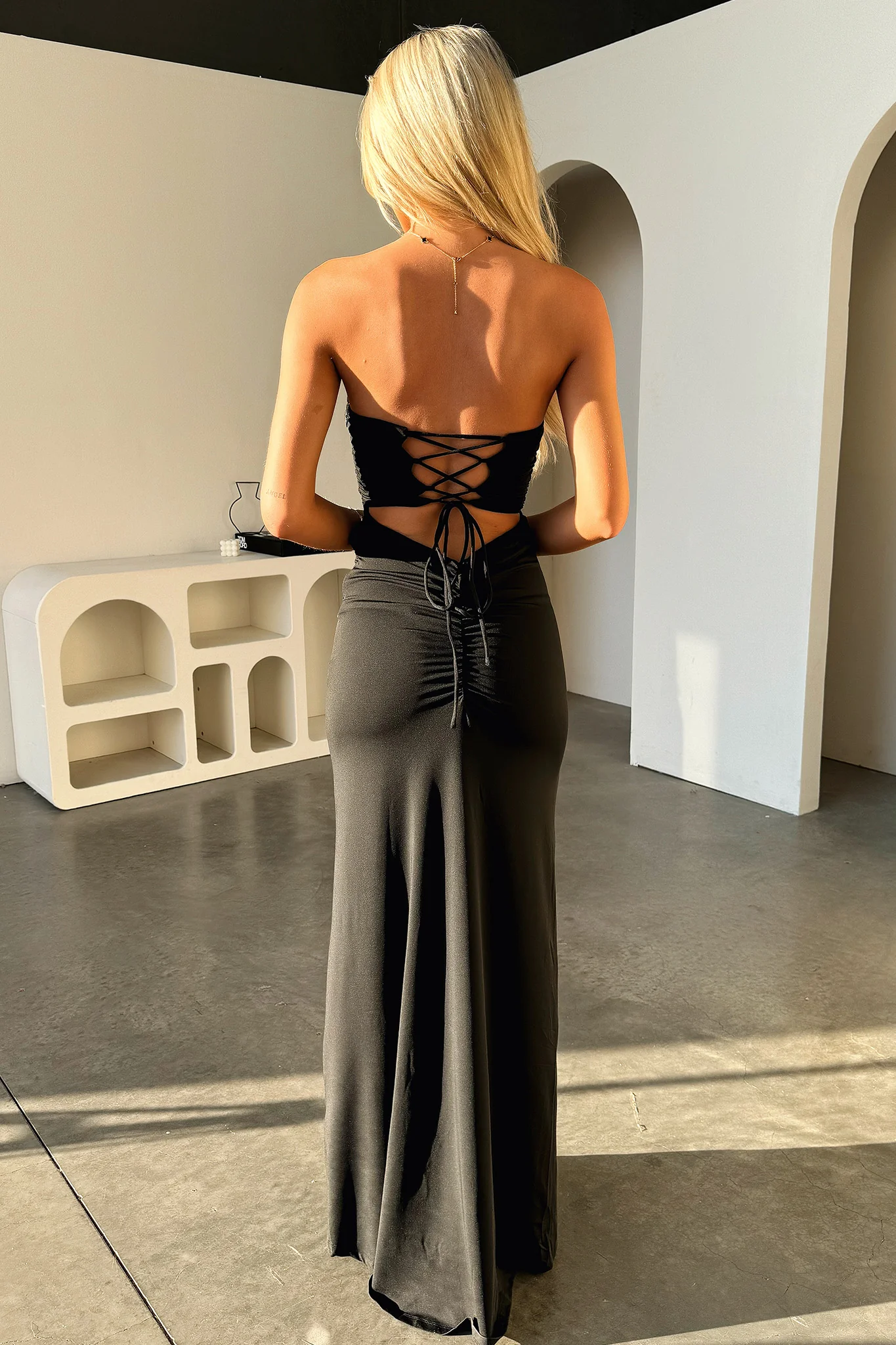 Lahara Maxi Dress - Black - XNAUWBI