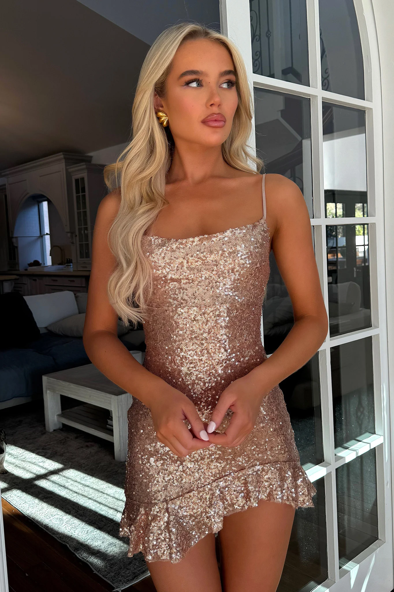 Hannan Dress - Champagne - XNAUWBI