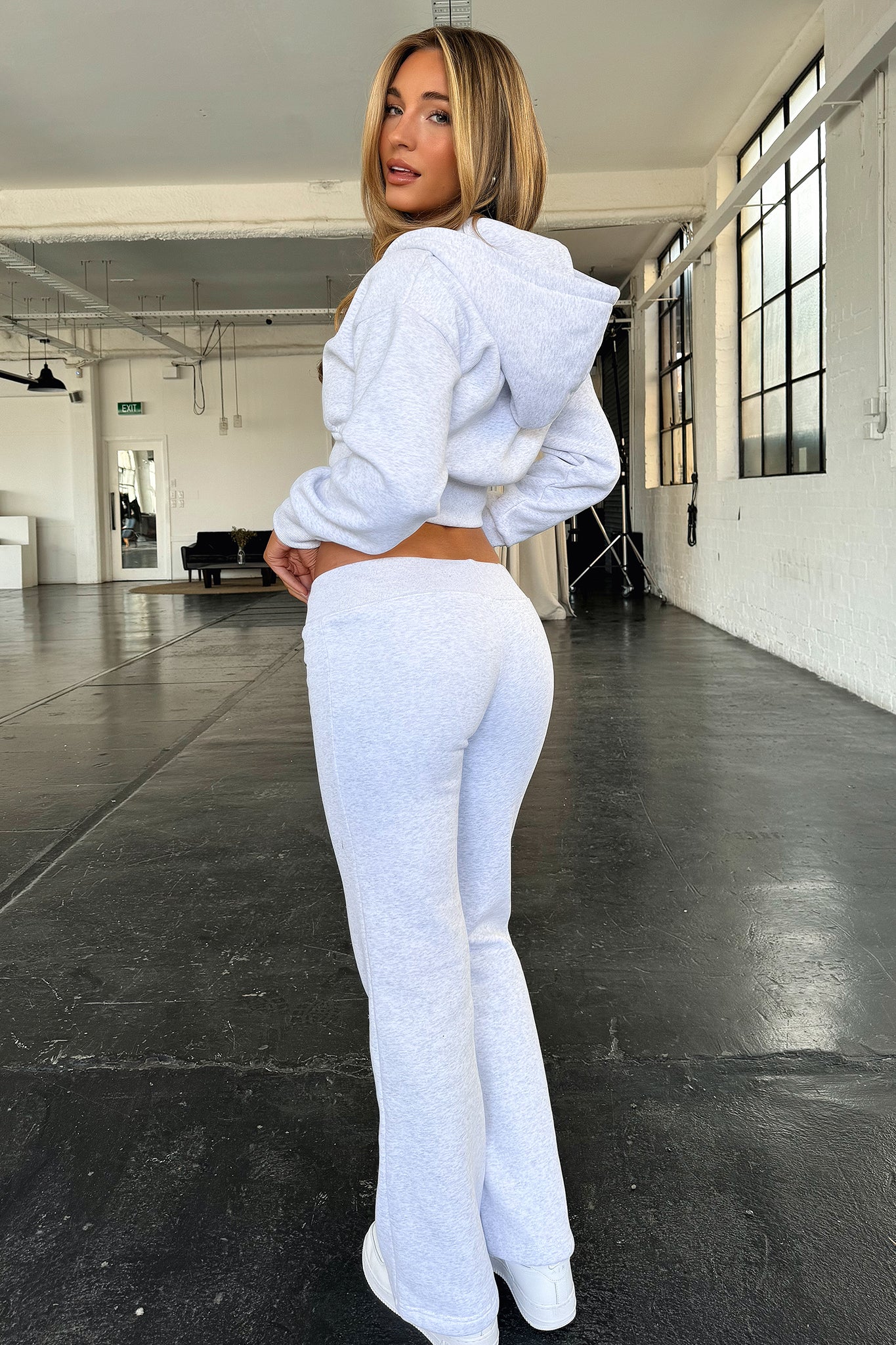 Kaztek Low Rise Sweatpants - Grey - XNAUWBI