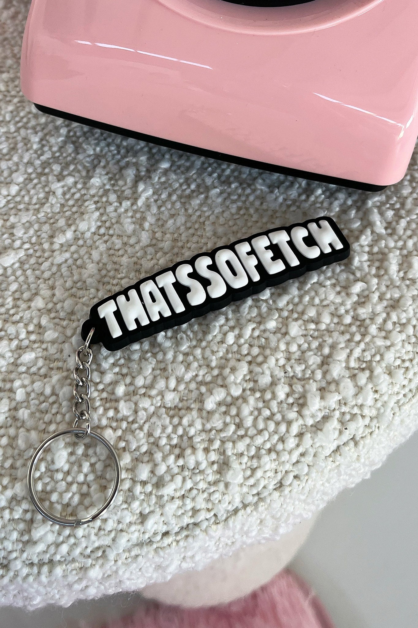 Rowan Keychain - Black/White - XNAUWBI