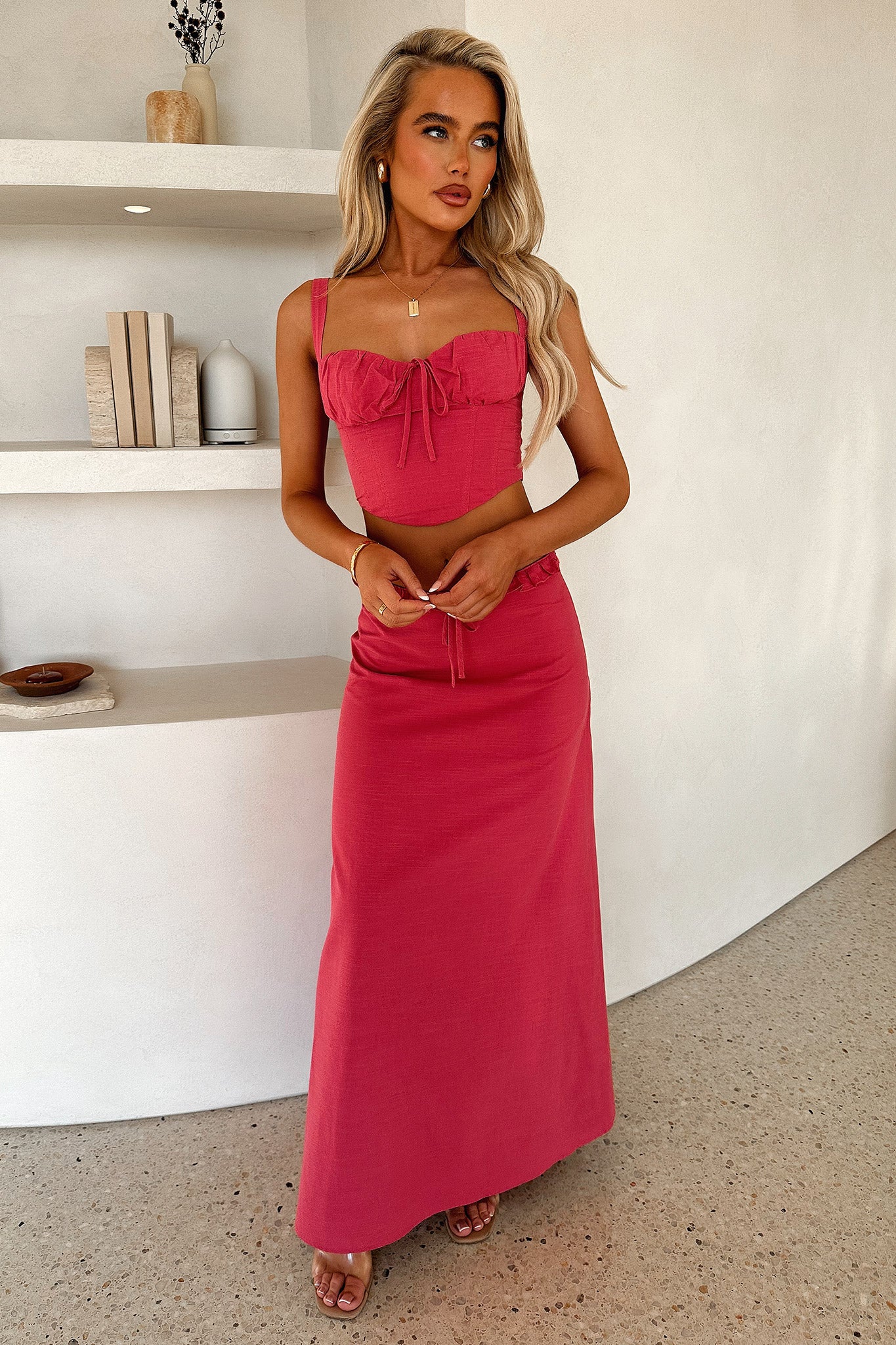 Nakia Top - Pink - XNAUWBI