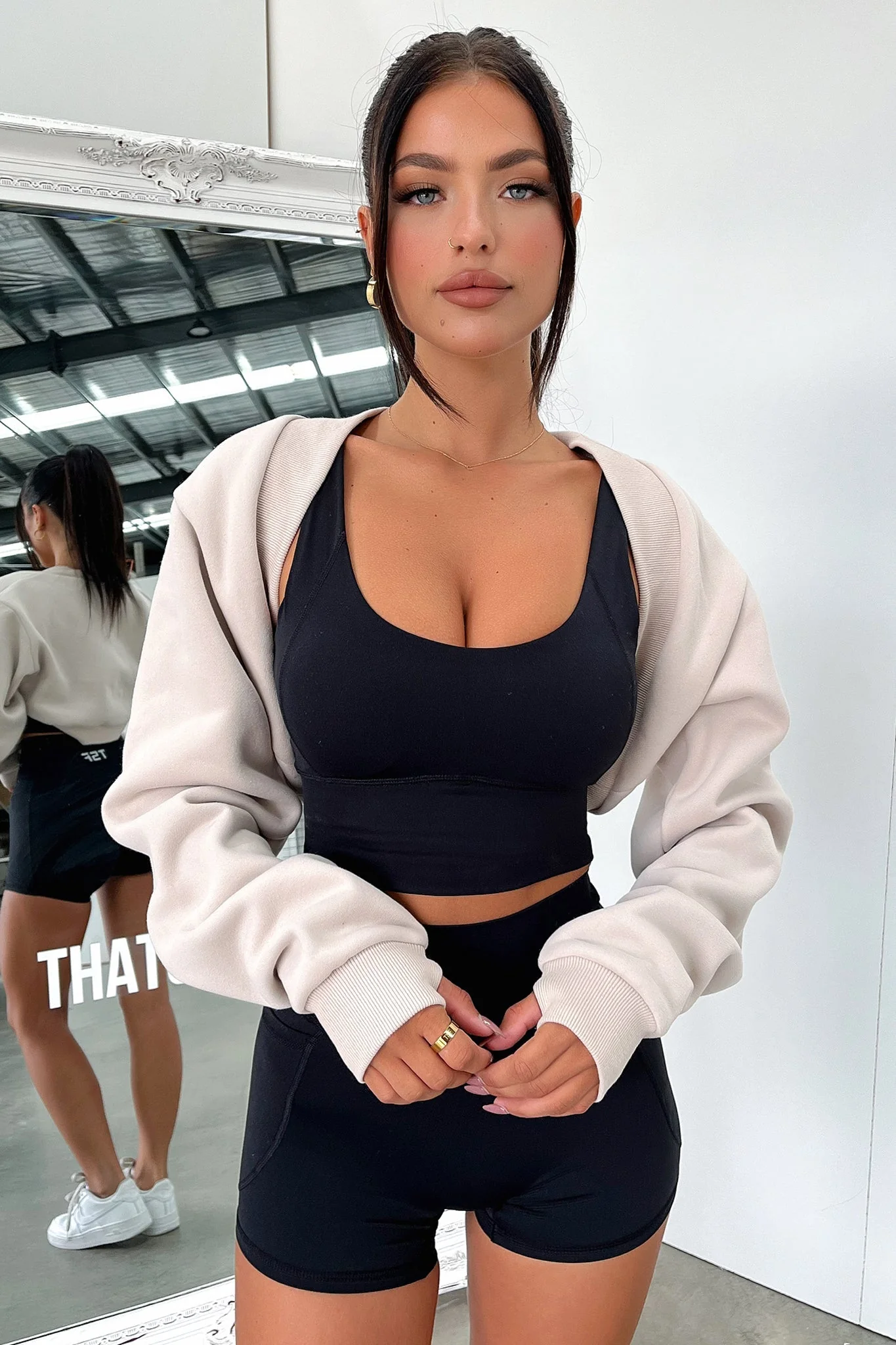 Paxton Sweater Bolero - Beige - XNAUWBI