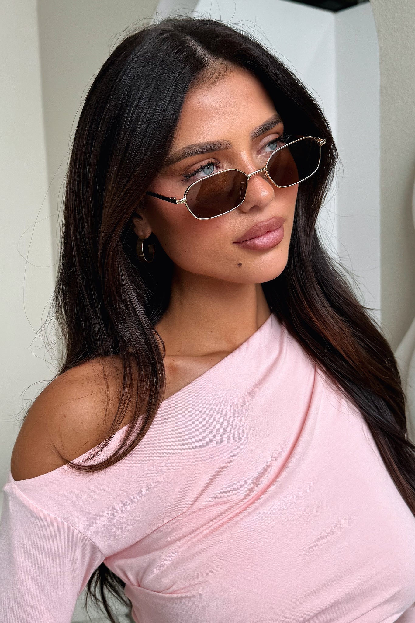 Rhys Sunglasses - Gold/Brown - XNAUWBI