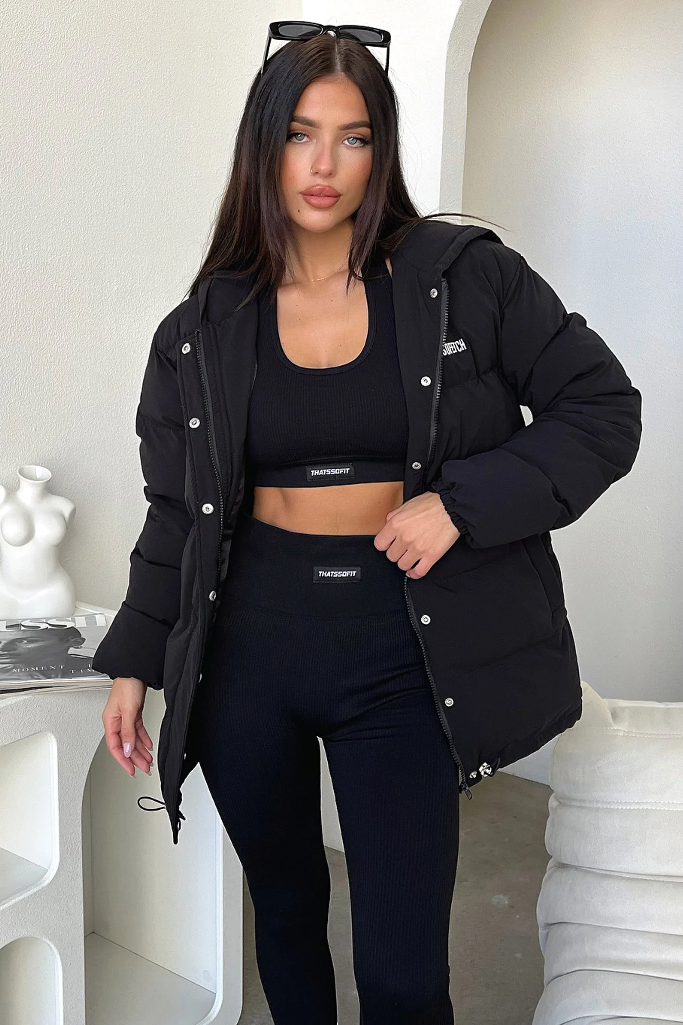 Julian Puffer Jacket - Black - XNAUWBI