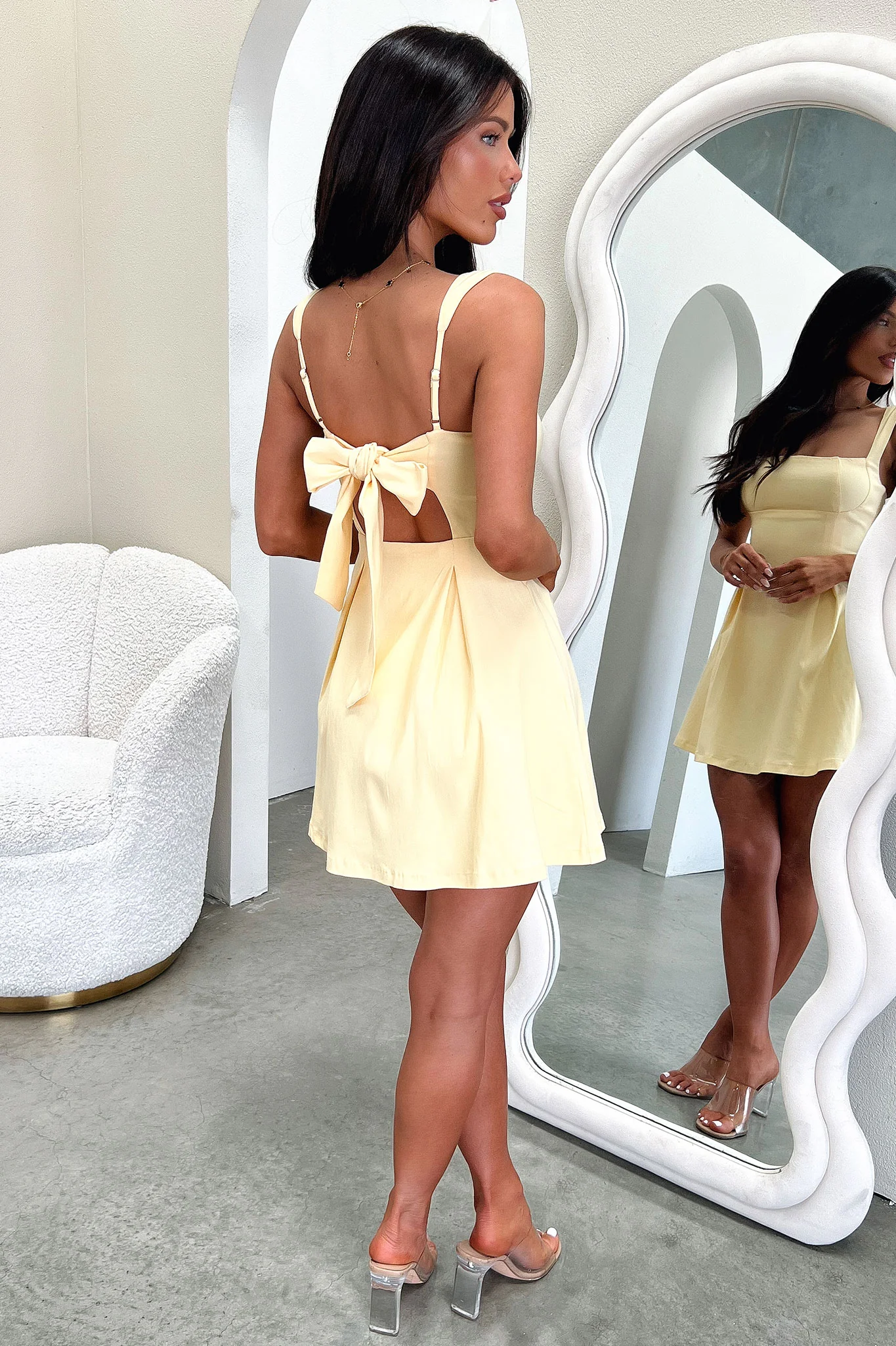 Bransley Dress - Yellow - XNAUWBI