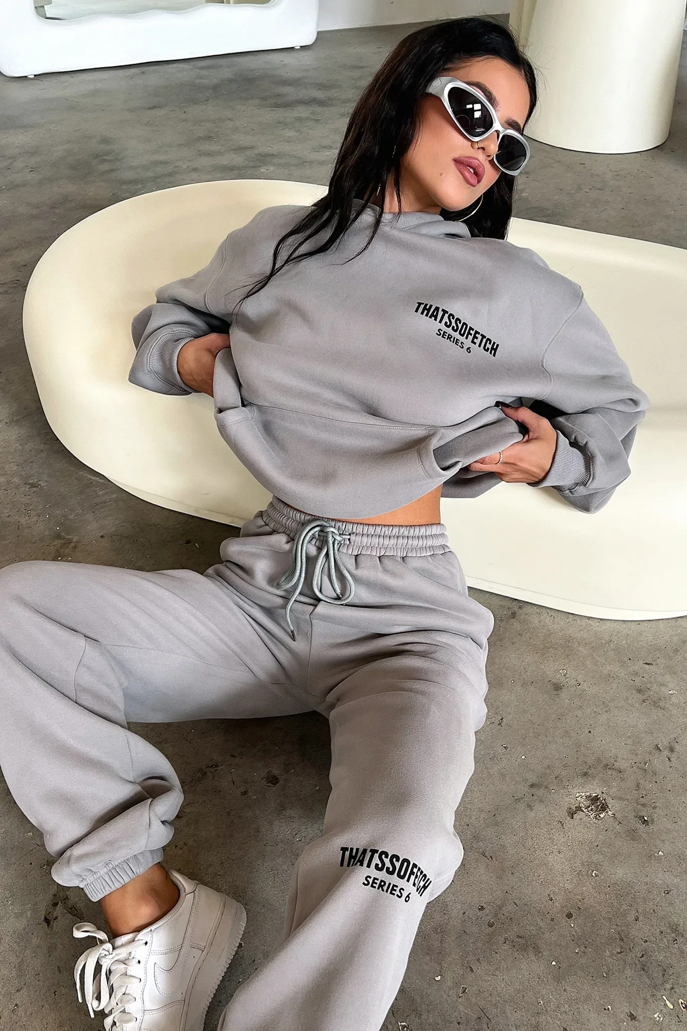 Series 6 Hoodie - Grey - XNAUWBI