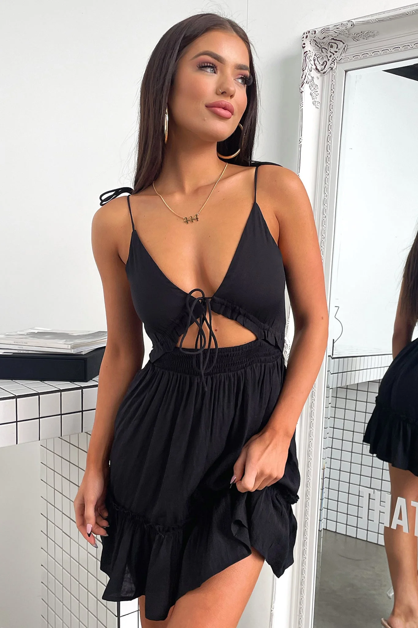 Primerose Dress - Black - XNAUWBI