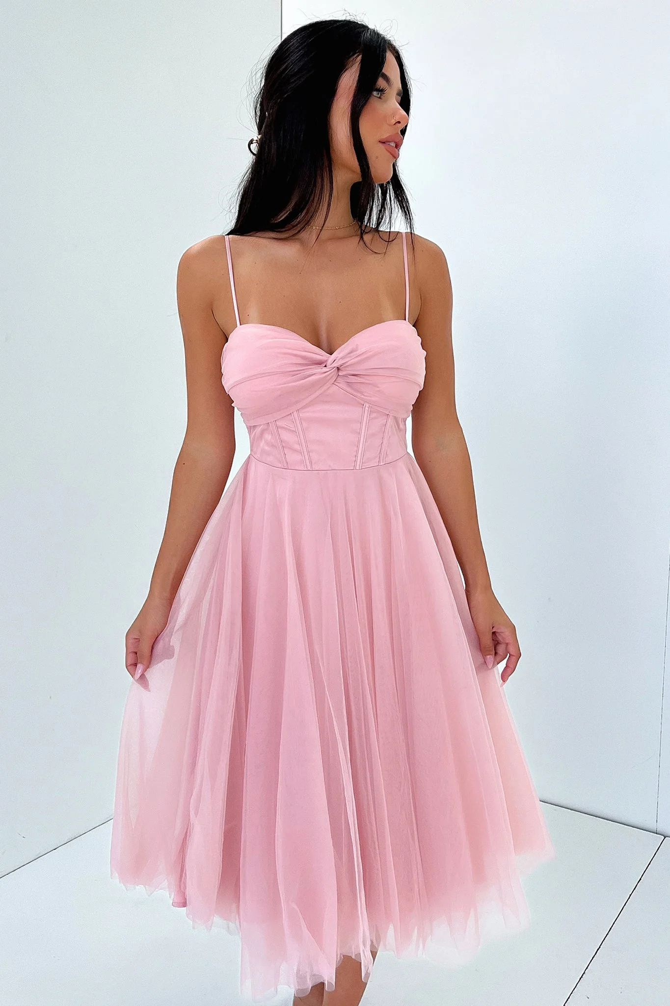 Angelique Dress - Pink - XNAUWBI