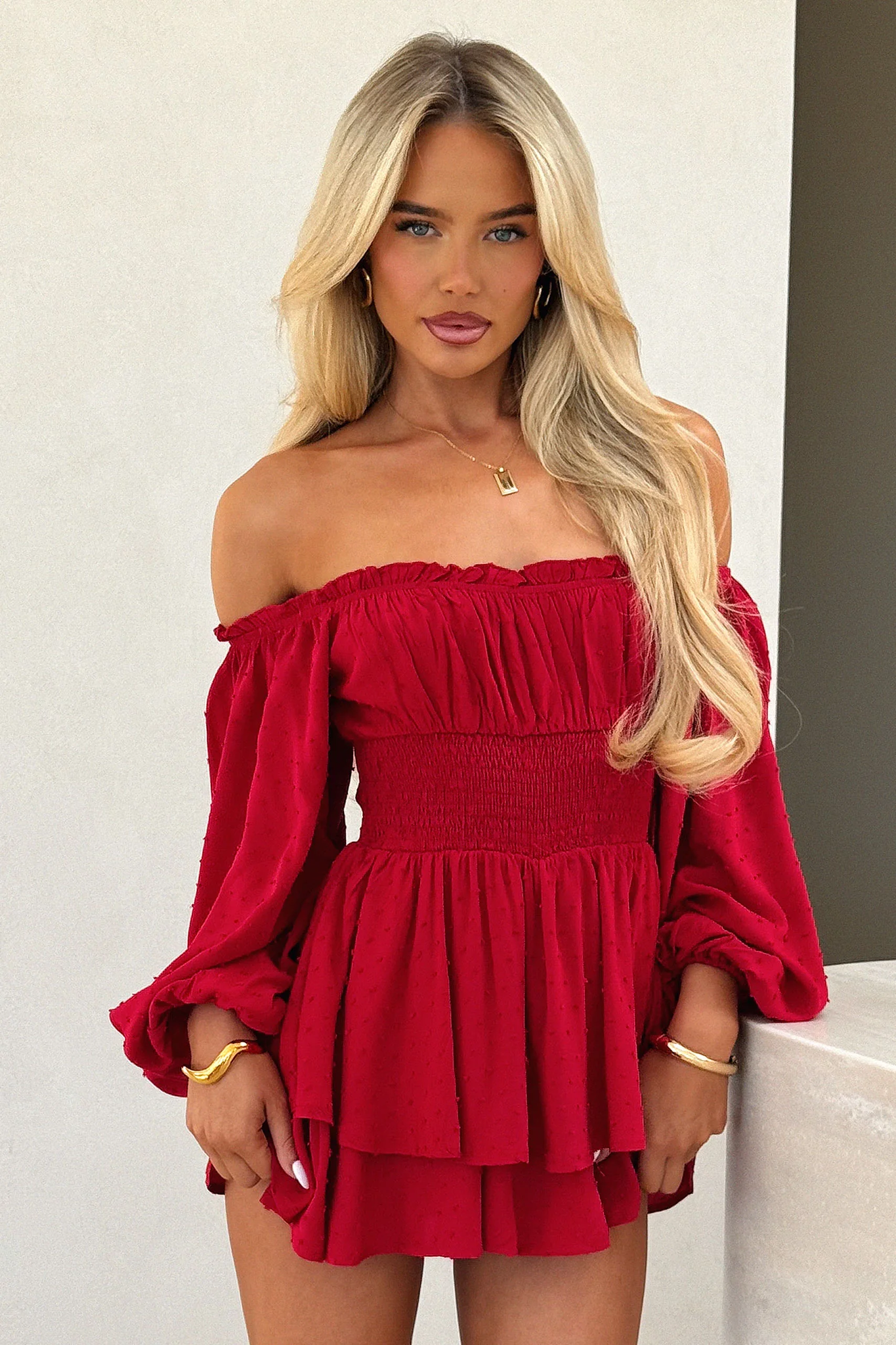 Ahoy Playsuit - Red - XNAUWBI