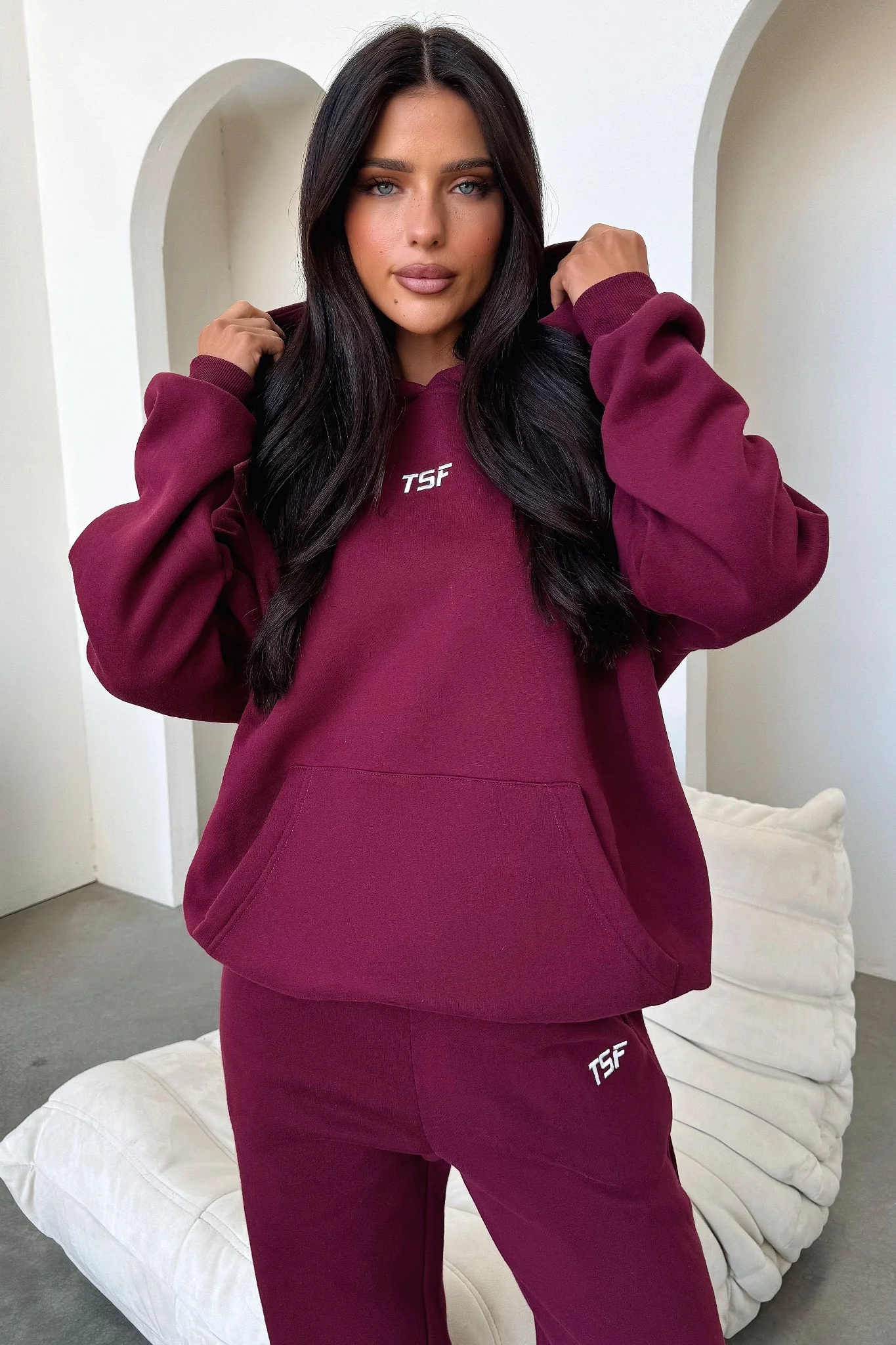 Kaztek Sweatpants - Maroon - XNAUWBI