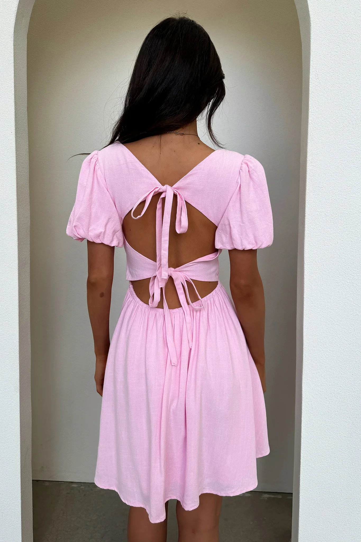Whitney Dress - Pink - XNAUWBI