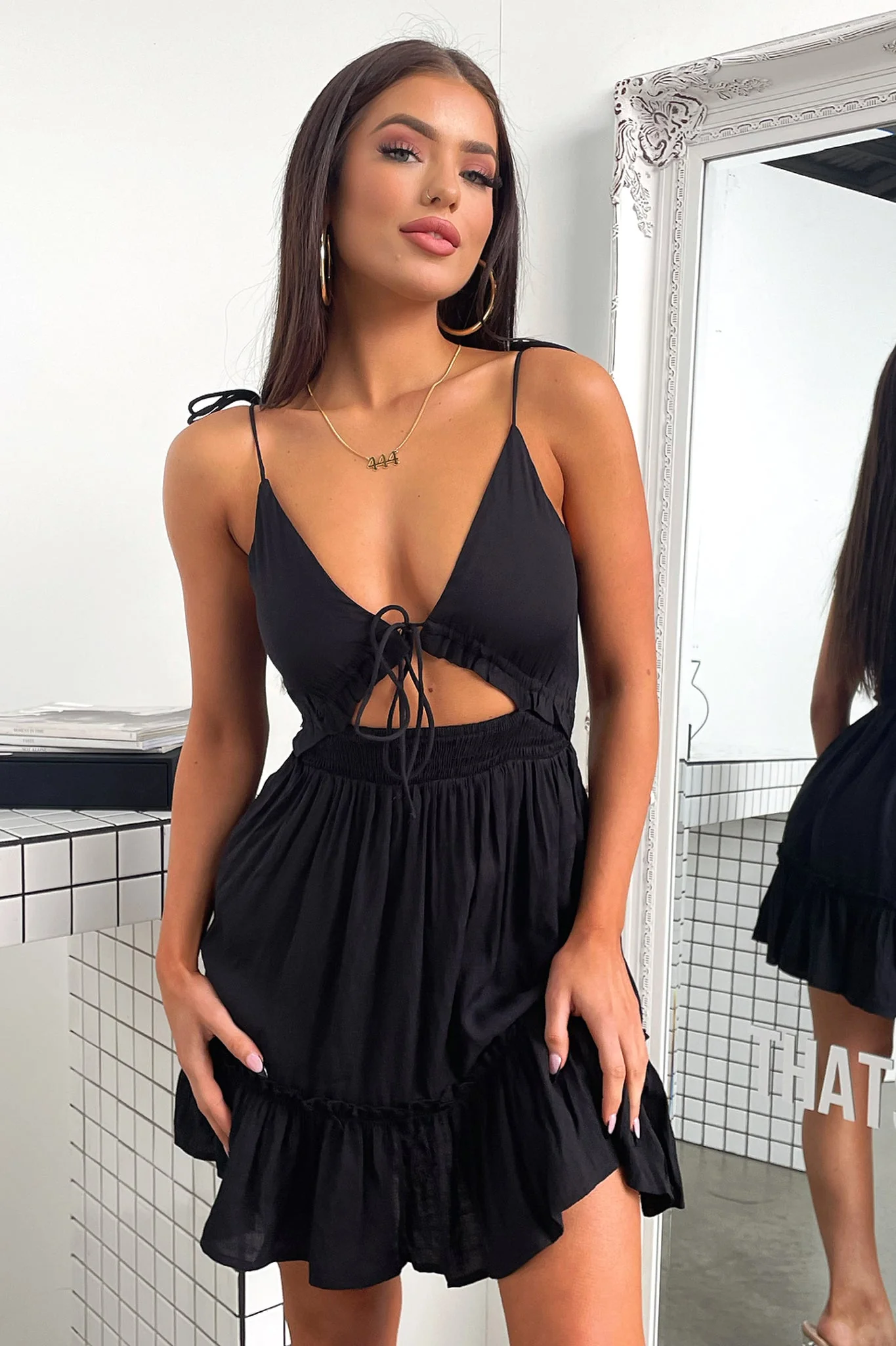 Primerose Dress - Black - XNAUWBI