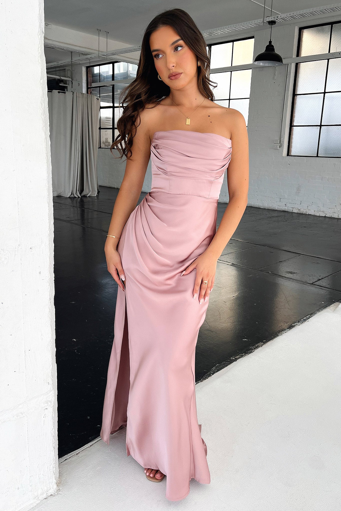 Lola Maxi Dress - Blush - XNAUWBI