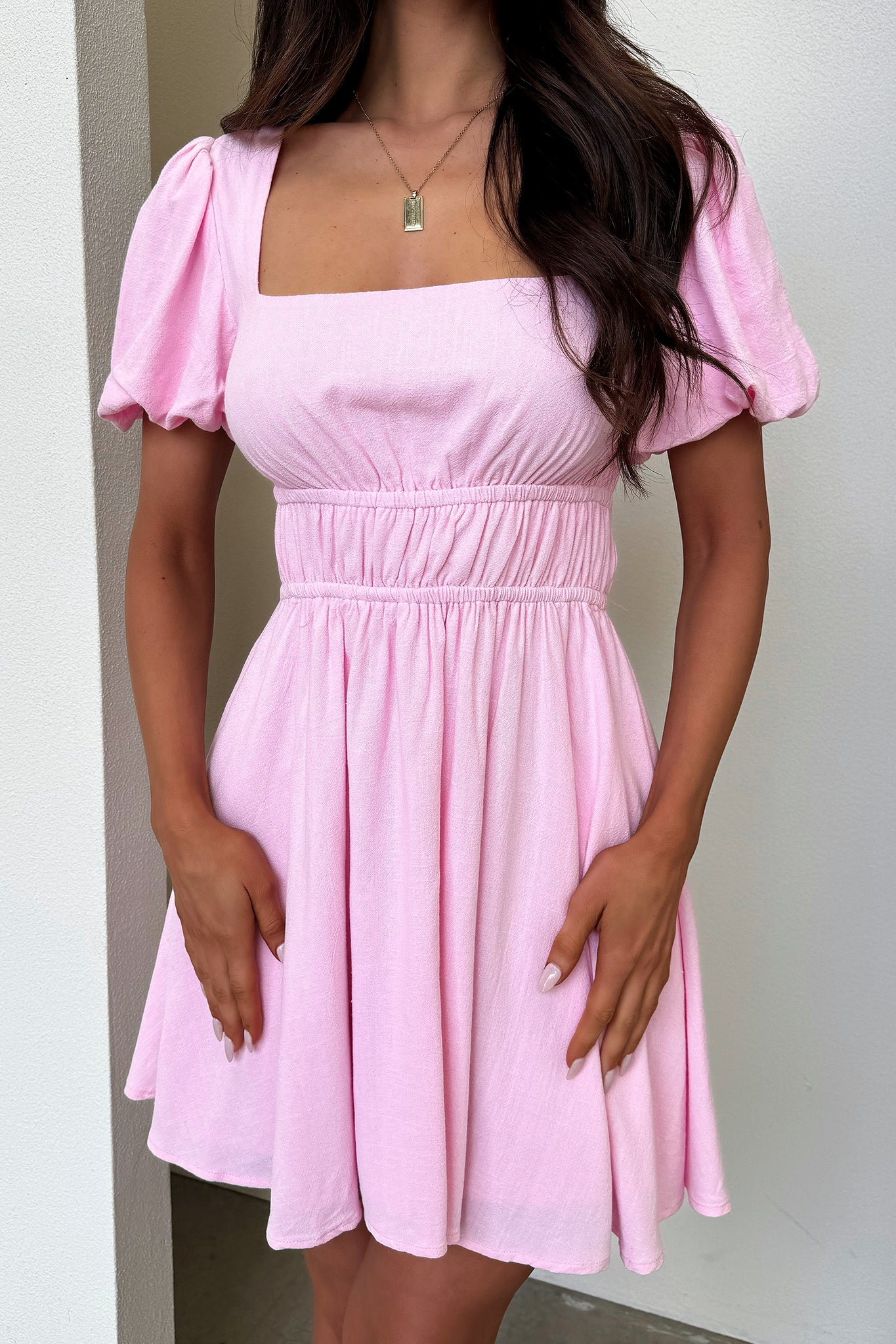 Whitney Dress - Pink - XNAUWBI