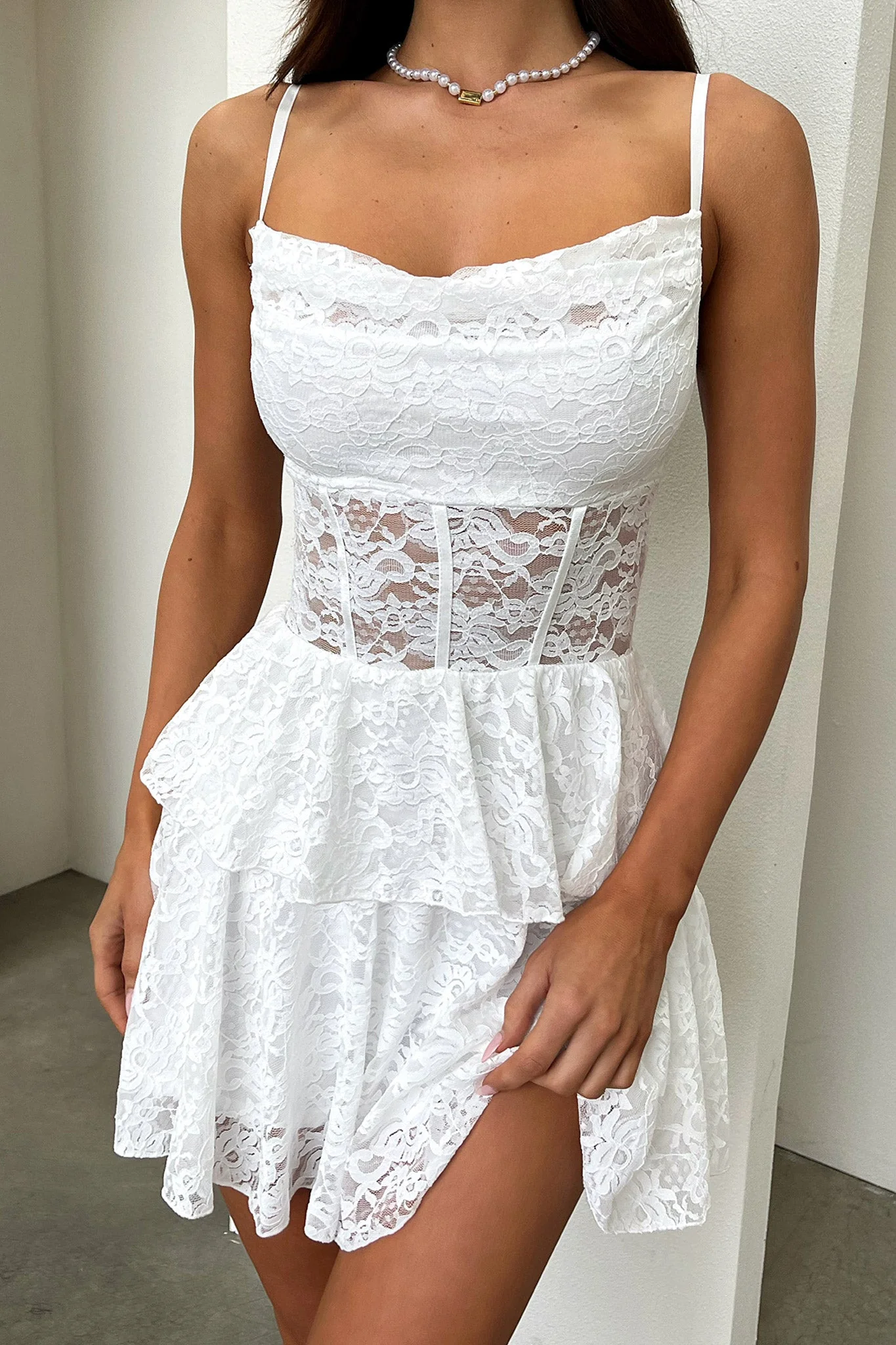 Bloom Dress - White - XNAUWBI