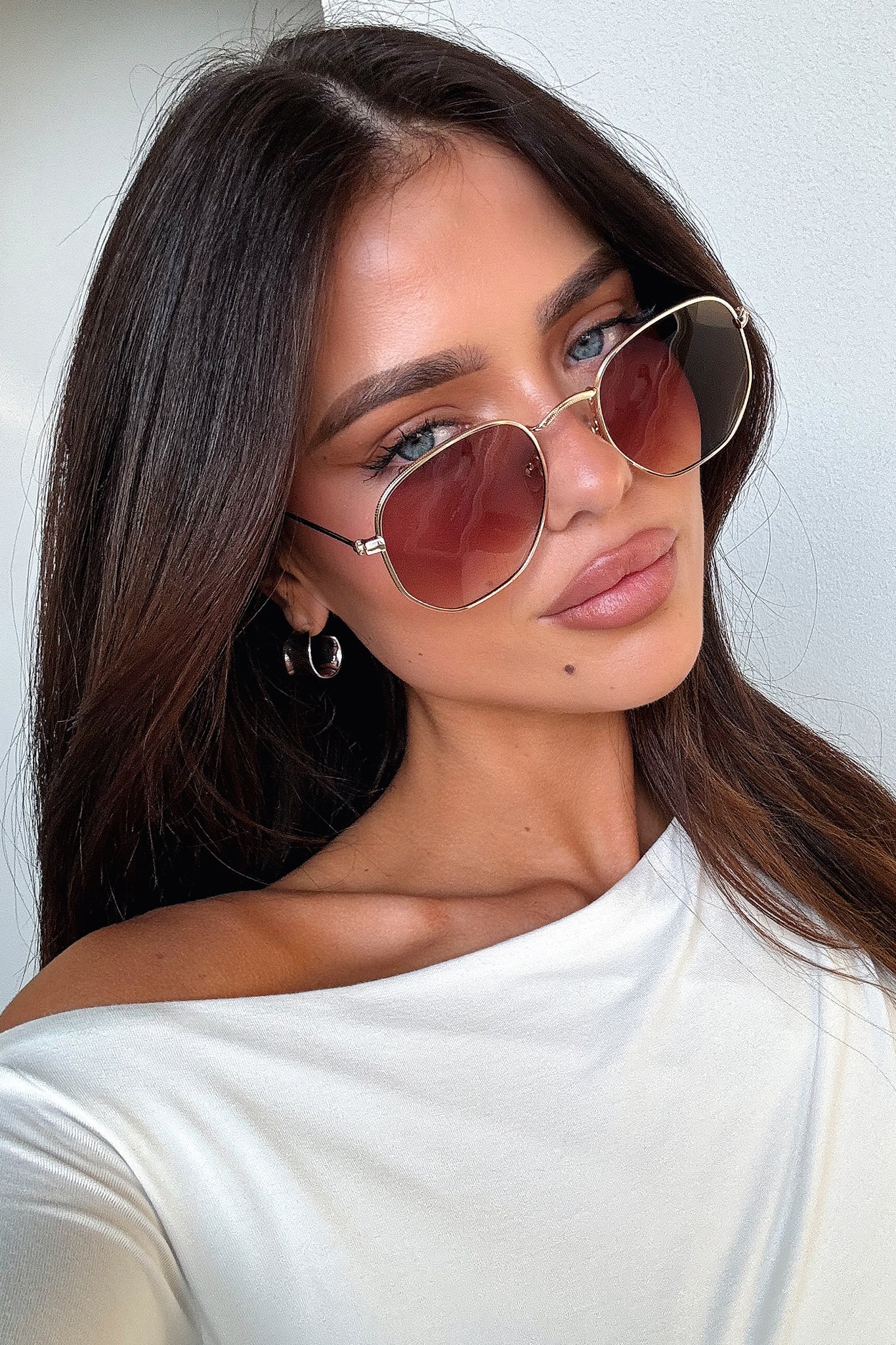 Cillian Sunglasses - Gold/Brown Gradient - XNAUWBI