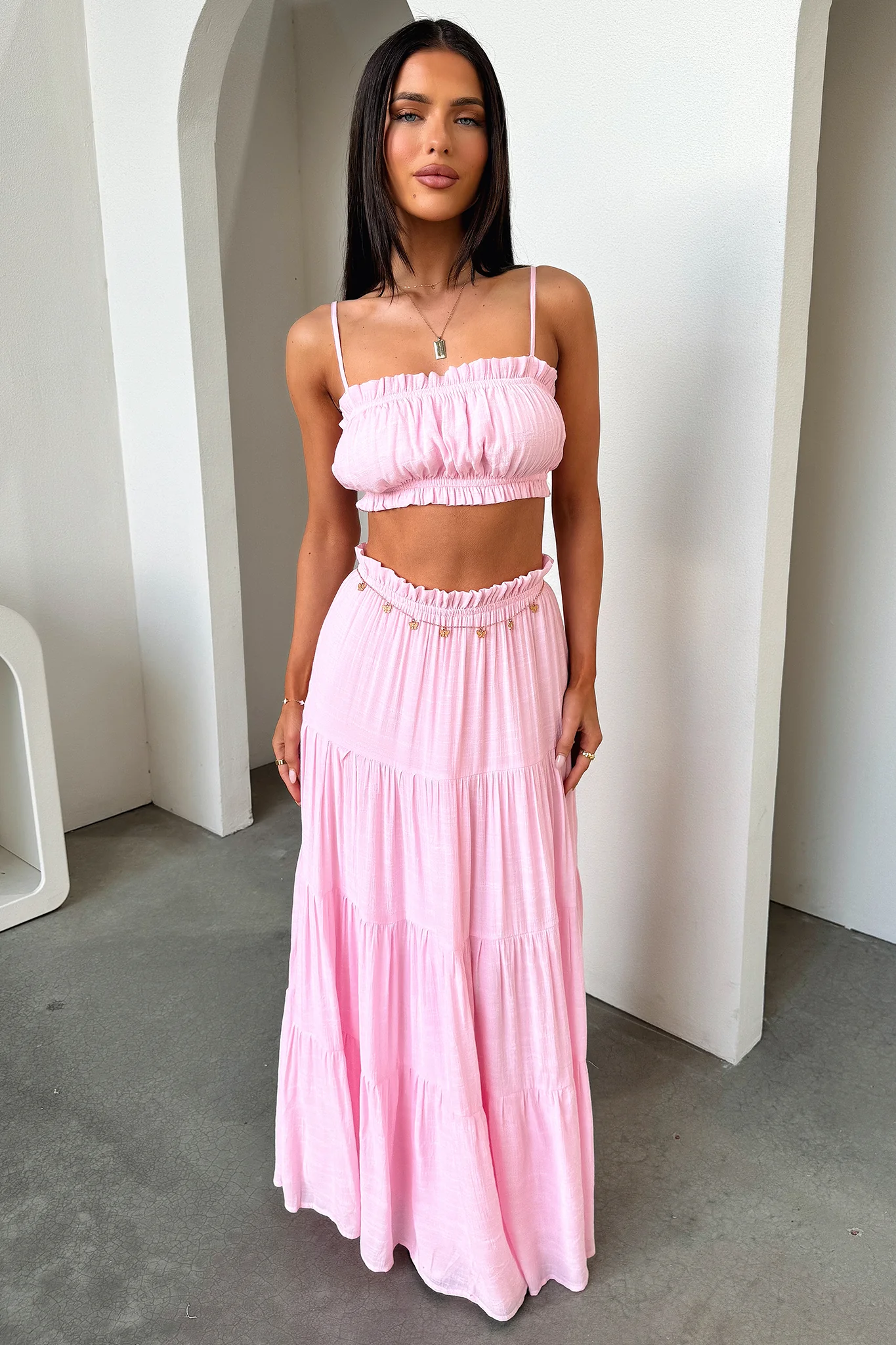 Selina Crop - Baby Pink - XNAUWBI