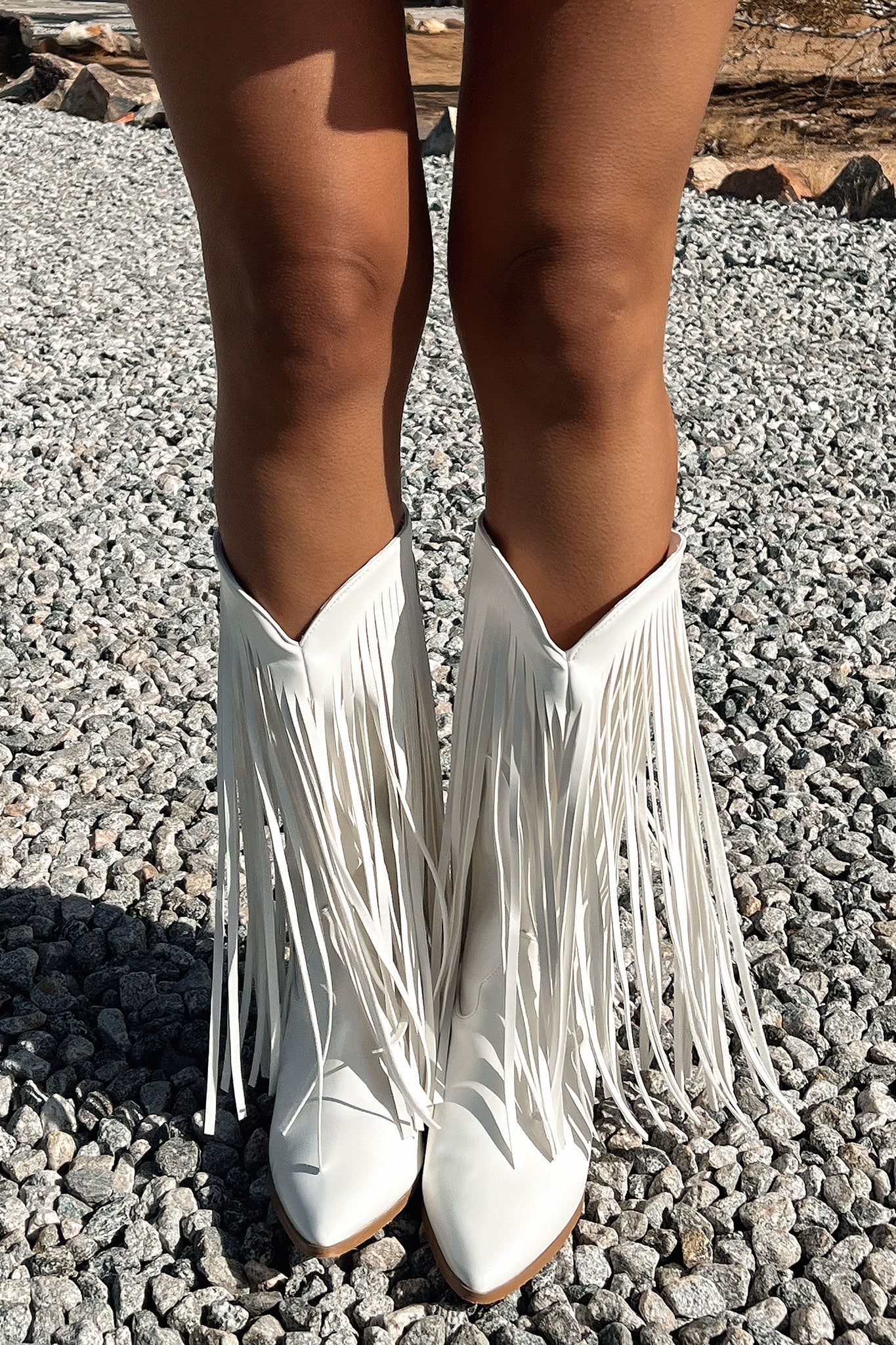 Cassidy Boots - White - XNAUWBI