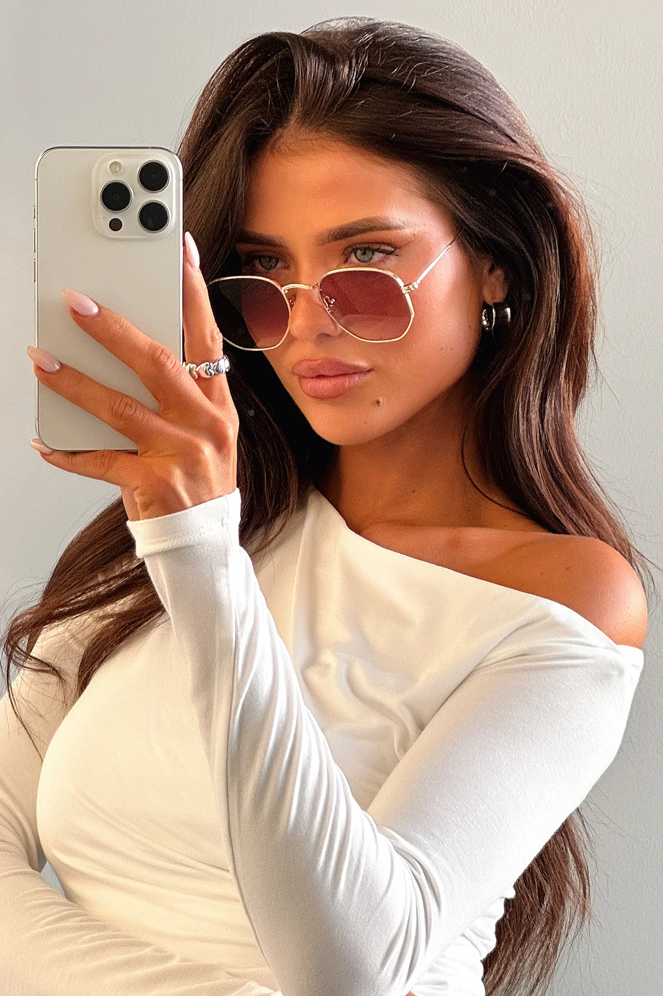 Cillian Sunglasses - Gold/Brown Gradient - XNAUWBI