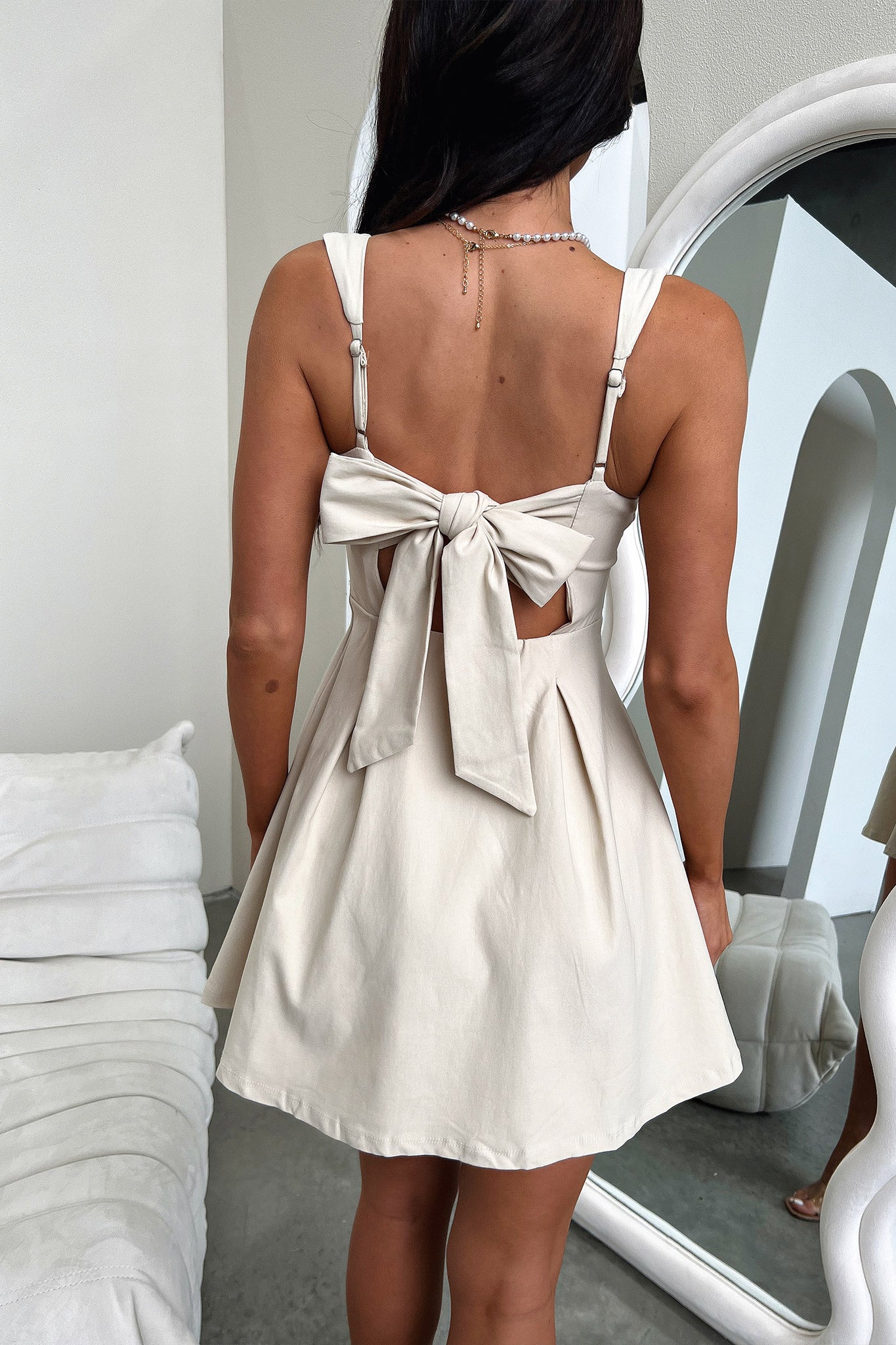 Bransley Dress - Beige - XNAUWBI