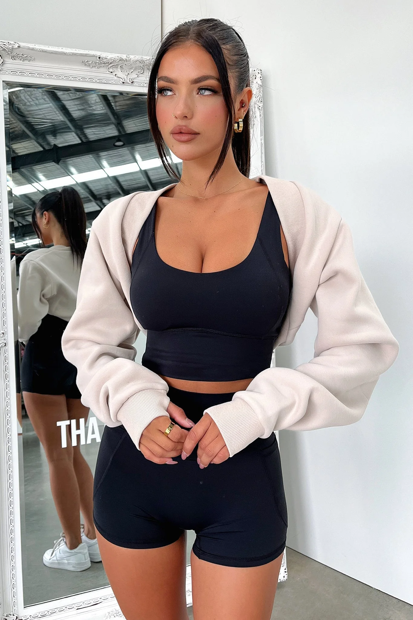 Paxton Sweater Bolero - Beige - XNAUWBI