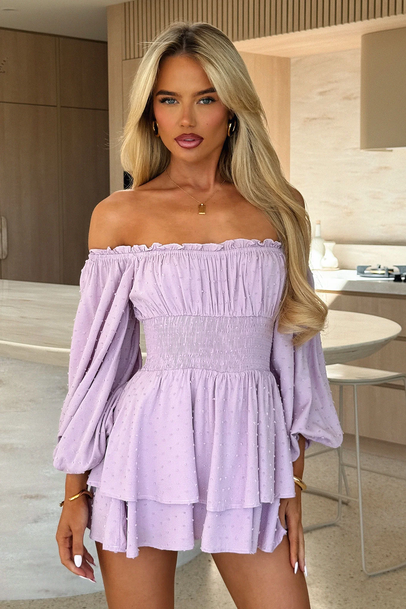 Ahoy Playsuit - Lilac - XNAUWBI