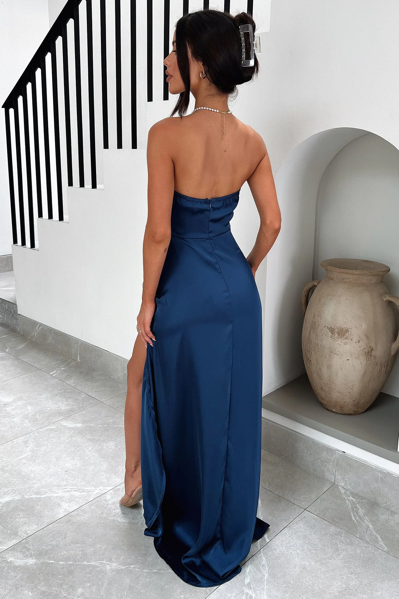 Fleur Maxi Dress - Navy - XNAUWBI