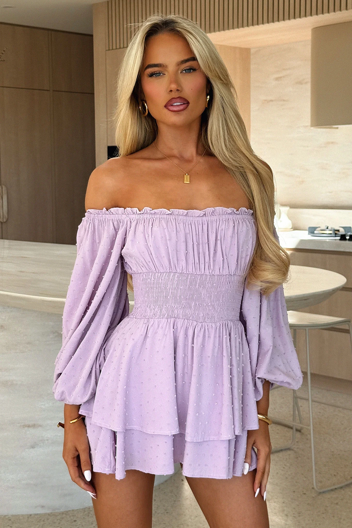 Ahoy Playsuit - Lilac - XNAUWBI