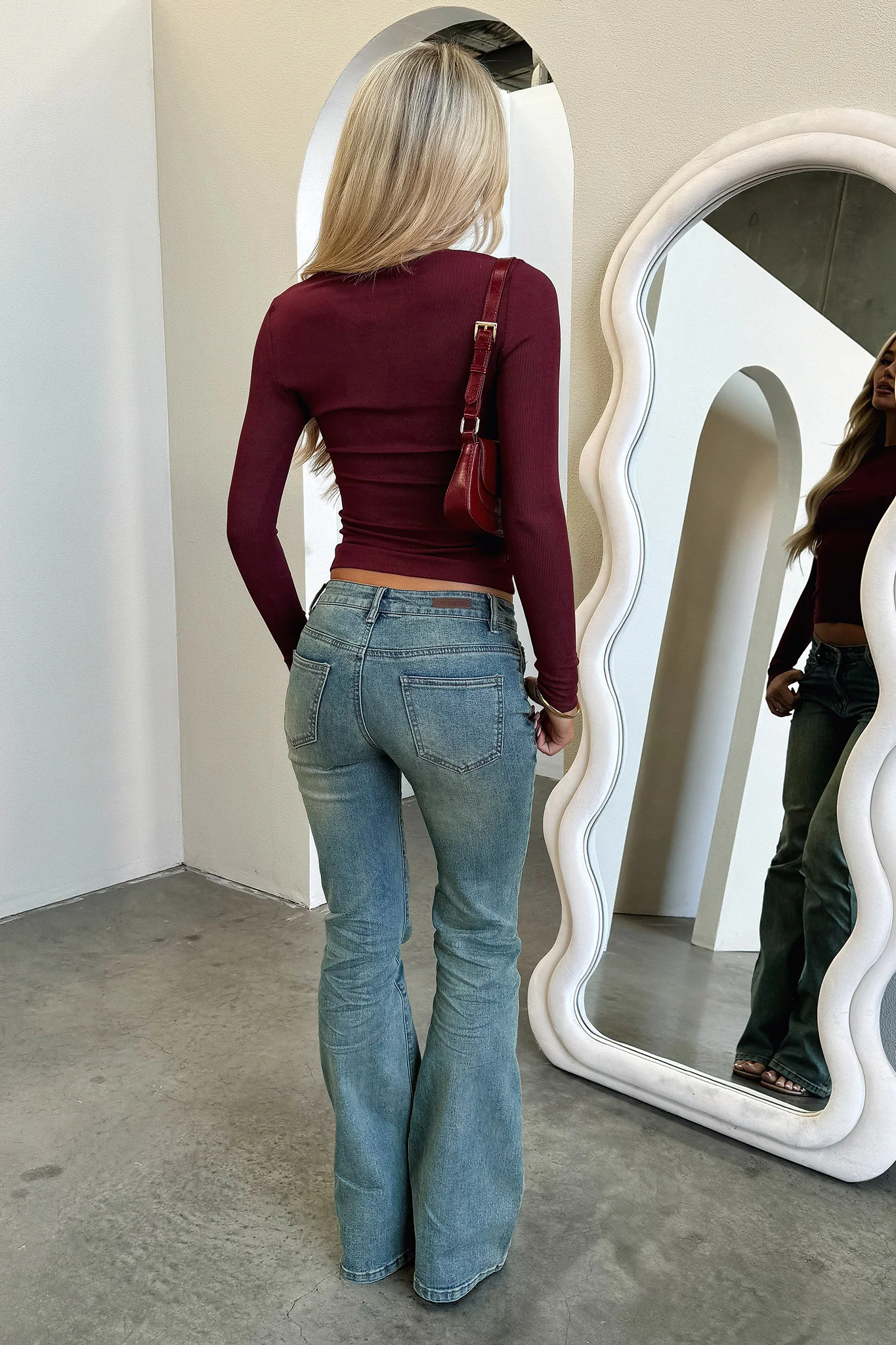 Taylyn Jeans - Faded Denim - XNAUWBI