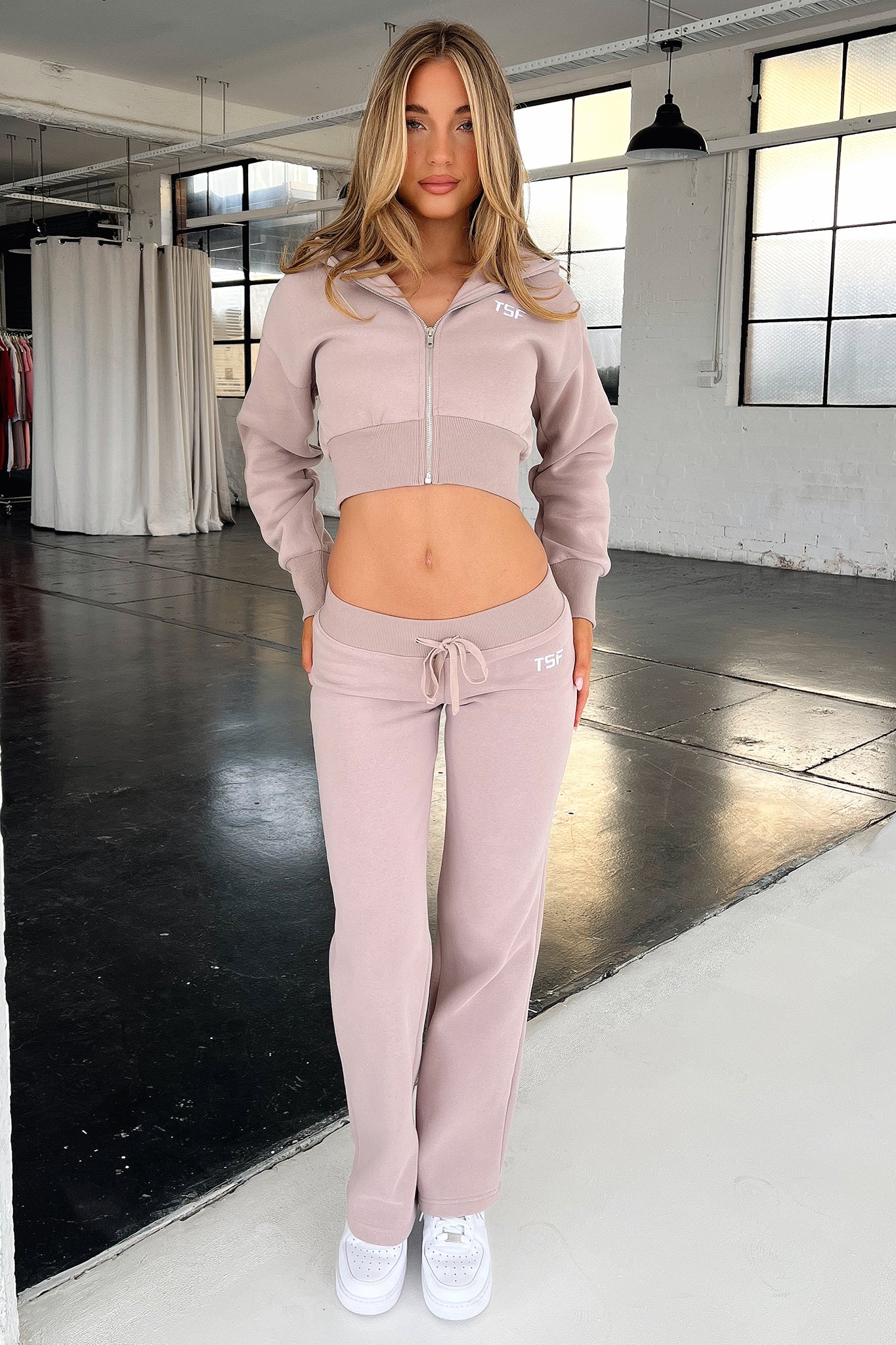 Kaztek Low Rise Sweatpants - Mocha - XNAUWBI