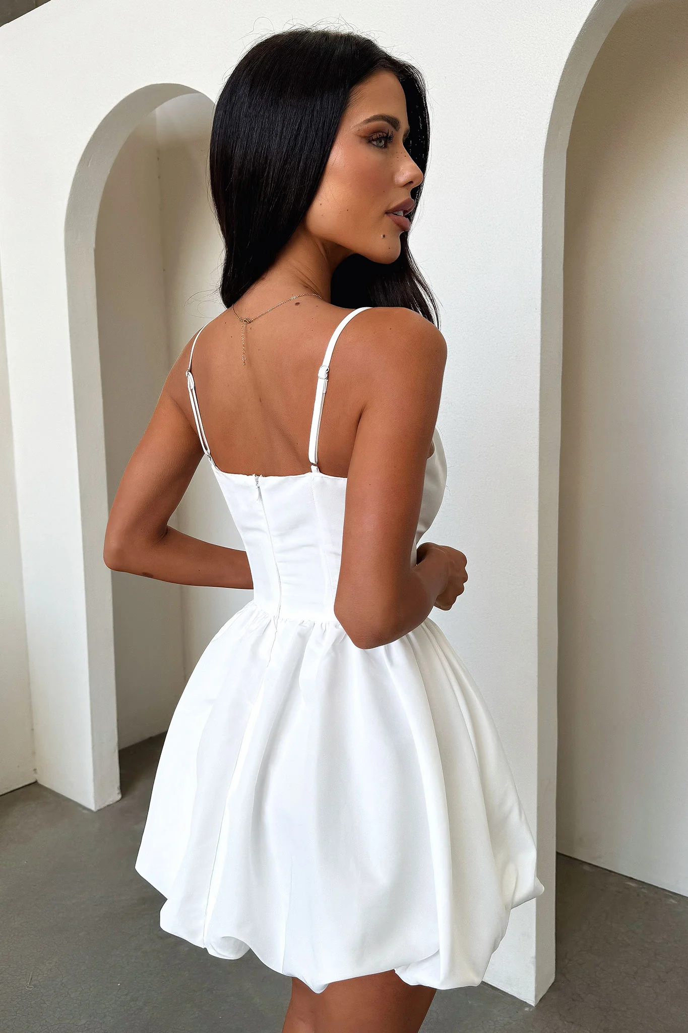 Albin Dress - White - XNAUWBI
